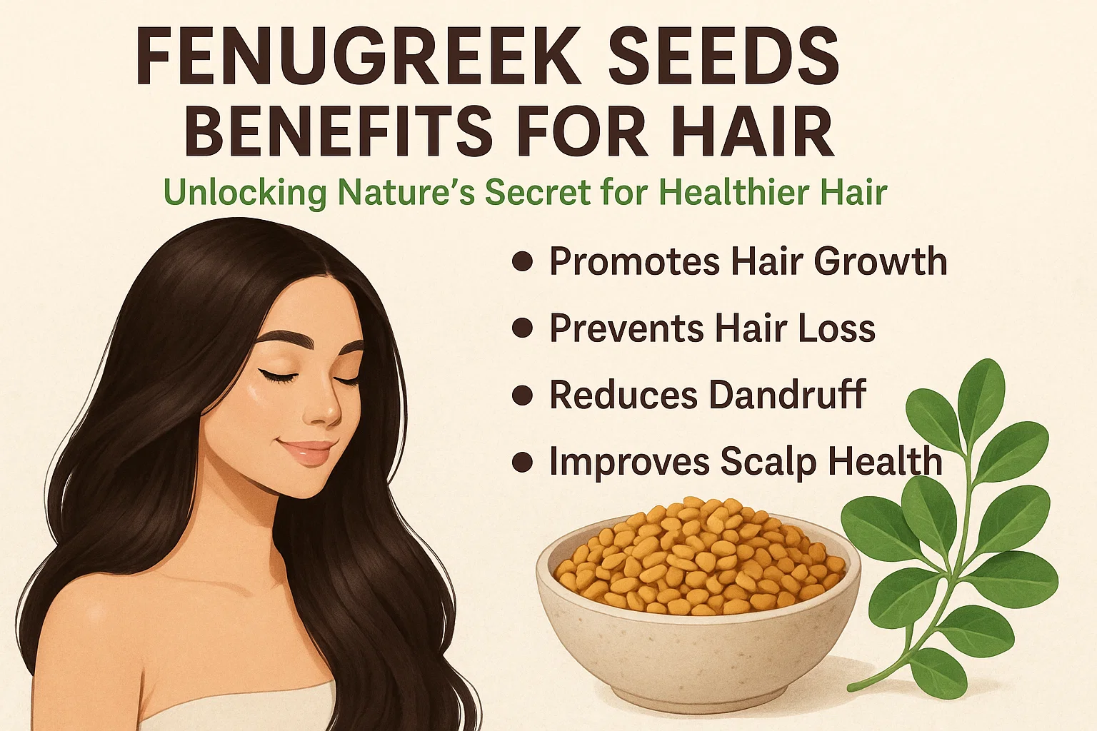Fenugreek Seeds Benefits for Hair: Unlocking Nature's Secret for Healthier Hair