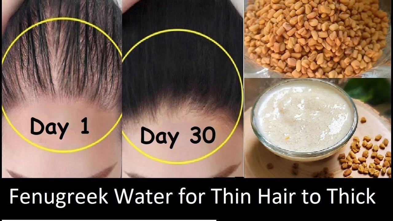 Fenugreek Water to Help Hair Grow 