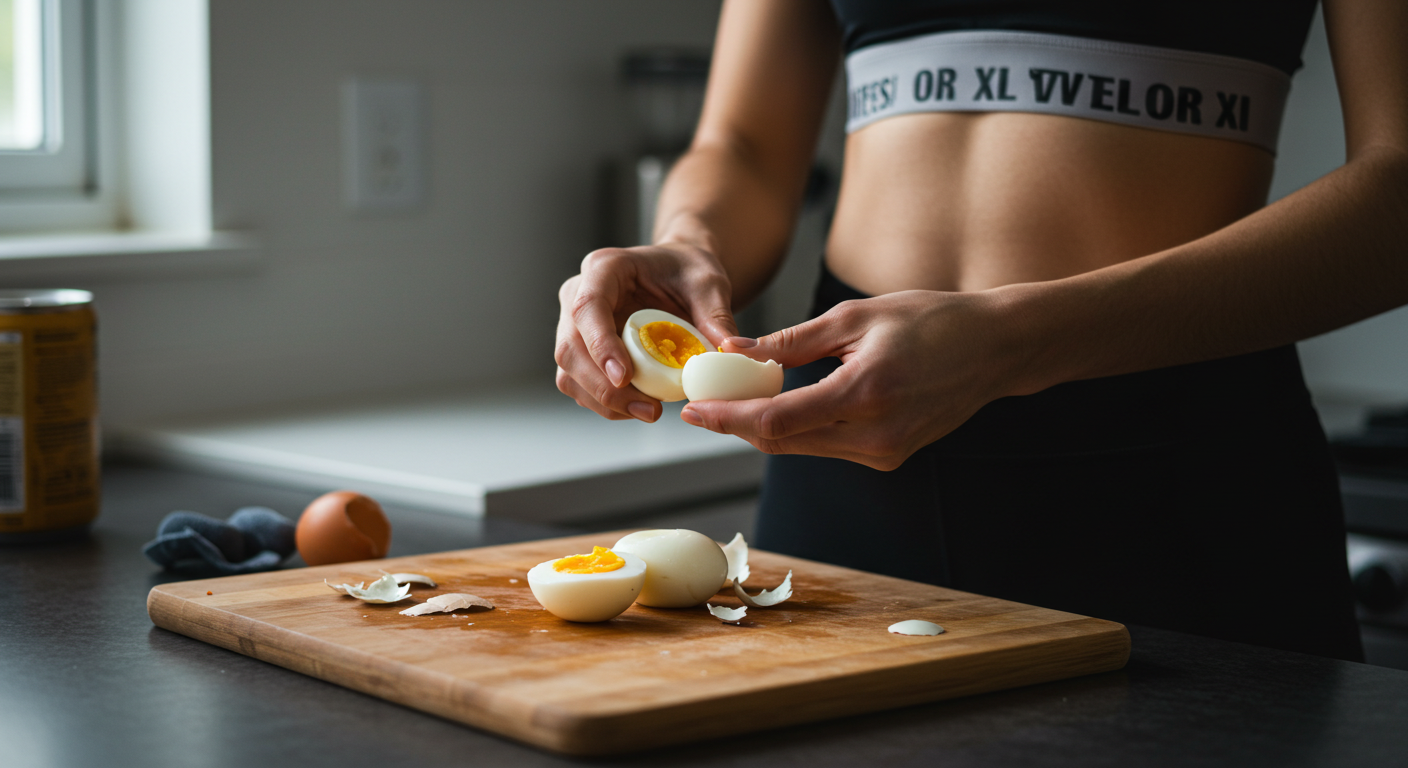 Boiled Eggs Before Working Out